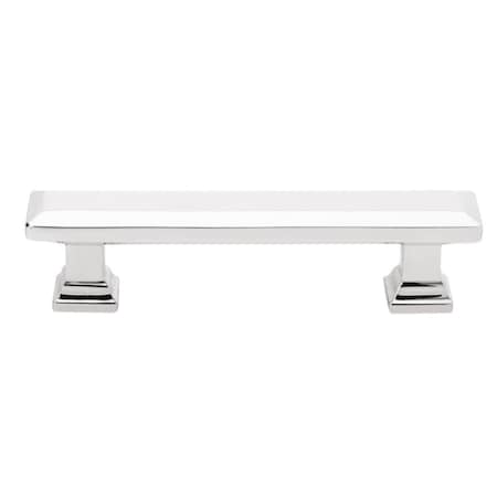Vecindario 10 in. Geometric Rectangular Cabinet Pull, Bright Chrome VE3238643